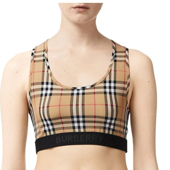 Burberry Check Sport Bra - Picture 9 of 9
